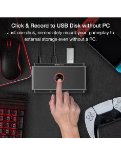 Tarjeta de Captura EZCast CatchU 4K60 Passthrough USB 1080p 2