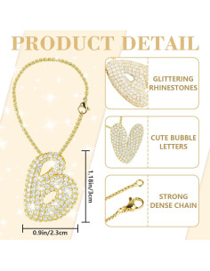 Cadena de Letra Brillante Mokoart para Vaso Stanley 40 oz 2