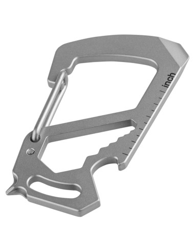 Multiherramienta Carabiner Northwall Titanio 12 en 1 Ligera