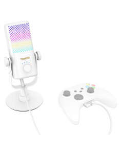 Micrófono TONOR TCX3 para Xbox, RGB, 30h Batería, Silencio Rápido