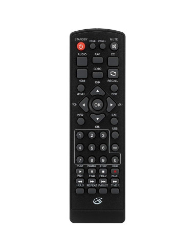 Sintonizador y Grabador de TV Digital GPX TVRT149B HD