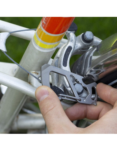 Multiherramienta Carabiner Northwall Titanio 12 en 1 Ligera