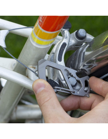 Multiherramienta Carabiner Northwall Titanio 12 en 1 Ligera