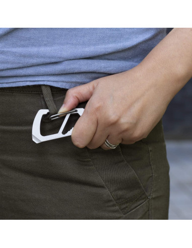 Multiherramienta Carabiner Northwall Titanio 12 en 1 Ligera