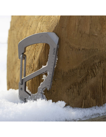 Multiherramienta Carabiner Northwall Titanio 12 en 1 Ligera