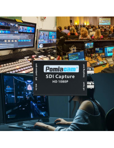 Tarjeta de Captura SDI a USB 3.0 POMIACAM 1080P Plug and Play 2