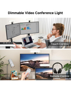 Kit de Iluminación LED Doble para Videoconferencias GegonC 2