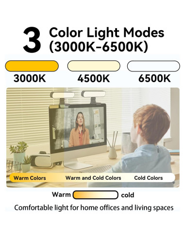 Kit de Iluminación LED Doble para Videoconferencias GegonC