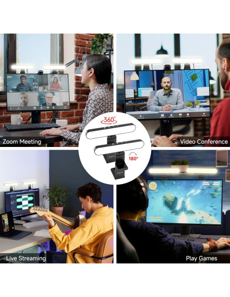 Kit de Iluminación LED Doble para Videoconferencias GegonC