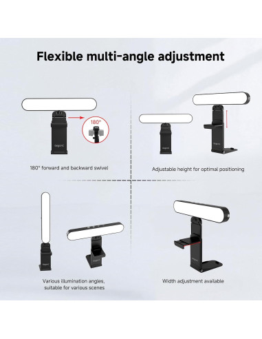 Kit de Iluminación LED Doble para Videoconferencias GegonC