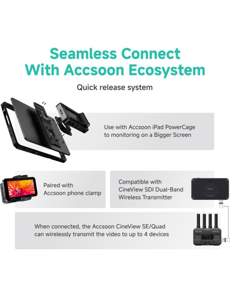 Accsoon SeeMo Pro Adaptador de Captura HDMI/SDI para iOS