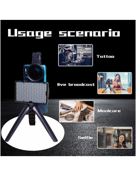 Kit de Luz LED para Tatuajes JZsmpmu 120 LEDs 320g Kit de Luz LED para Tatuajes JZsmpmu 120 LEDs 320g