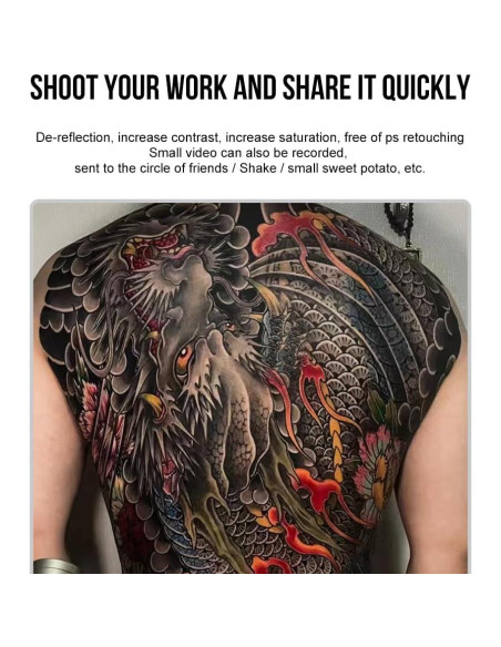 Kit de Luz LED para Tatuajes JZsmpmu 120 LEDs 320g Kit de Luz LED para Tatuajes JZsmpmu 120 LEDs 320g