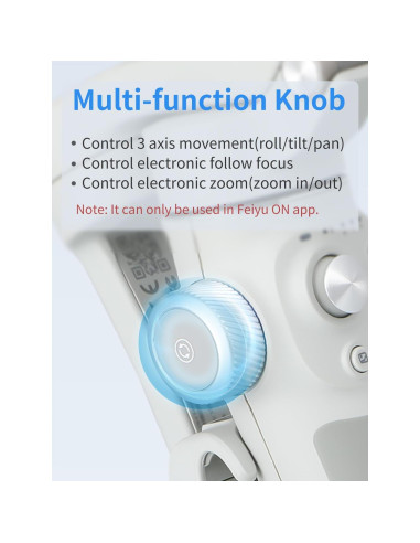 Gimbal Estabilizador FeiyuTech VB 4SE con Módulo de Luz