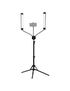 Kit de Luz LED Dimmable Fotodiox Starlite Stix 50W con Tripode 1.83m