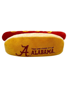 Juguete de Peluche para Perros y Gatos Pets First NCAA Hot Dog Alabama Crimson Tide