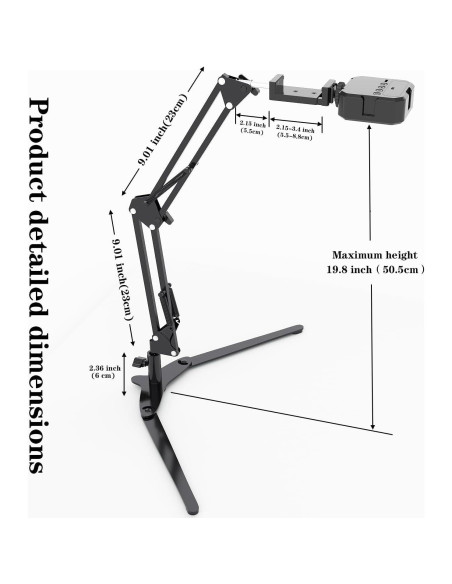 Soporte de Teléfono de Techo con Luz LED MLSAC MC-01