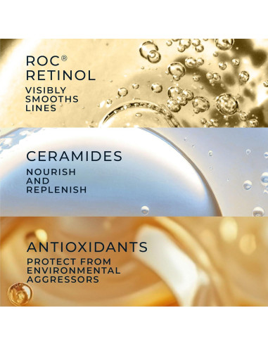 Suero Nocturno Anti-Envejecimiento RoC Retinol 30 Cápsulas 10.4 ml