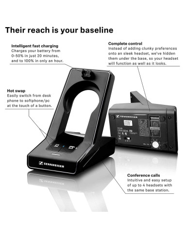 Auricular Inalámbrico Sennheiser SD PRO1 - PC y Teléfono