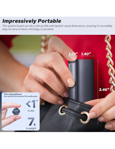 Micrófono Lavalier Inalámbrico Godox Cube-SC Kit2 USB-C