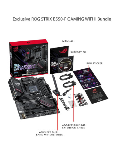 Placa Base ASUS ROG Strix B550-F Gaming WiFi II AM4 ATX