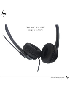 Auricular con Cable HP T1A66AA para PC y VoIP, 166g 2