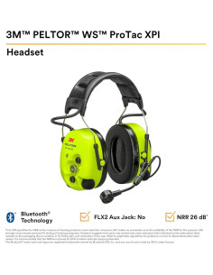 Auriculares 3M PELTOR WS ProTac XPI Diadema Grande Amarillo 2