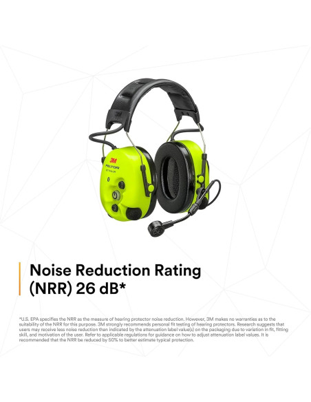 Auriculares 3M PELTOR WS ProTac XPI Diadema Grande Amarillo