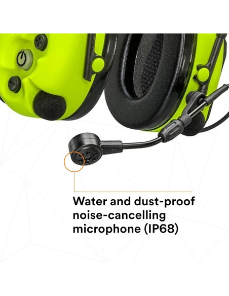 Auriculares 3M PELTOR WS ProTac XPI Diadema Grande Amarillo