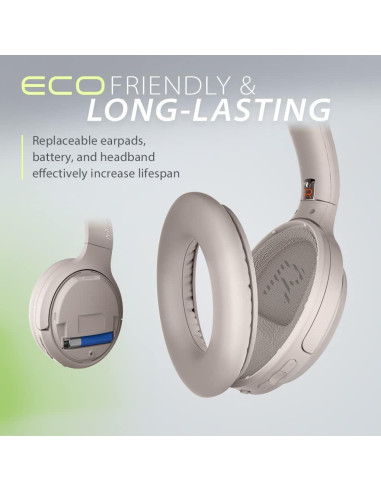 Auriculares Bluetooth Avantree Eon con ANC y micrófono desmontable