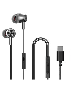 Auriculares USB Tipo C OKCSC con Micrófono y Control de Ruido