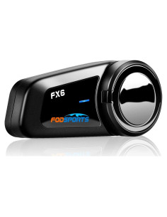 Auricular Bluetooth Fodsports FX6 para Motocicleta - 6 Riders