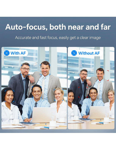 Webcam 4K Newline con Auriculares Inalámbricos y Cancelación de Ruido