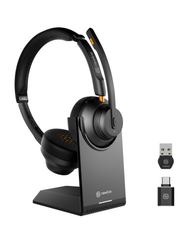 Webcam 4K Newline con Auriculares Inalámbricos y Cancelación de Ruido