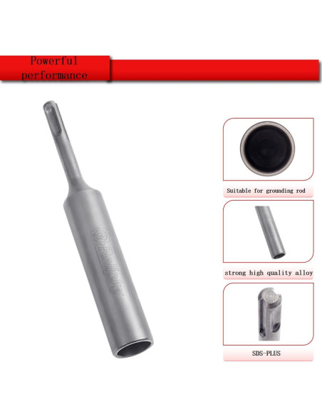 Controlador de Varilla de Tierra Relioky SDS Plus 170mm