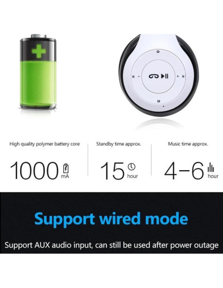 Auriculares Inalámbricos ZGSJ P47M Rosa con Cancelación de Ruido