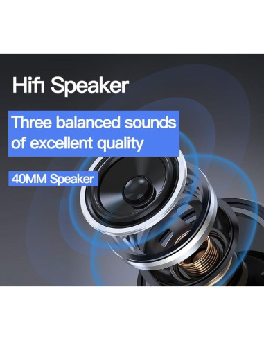 Auriculares Inalámbricos ZGSJ P47M Rosa con Cancelación de Ruido