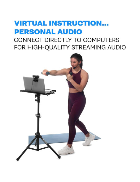 Sistema Inalámbrico Digital de Auriculares Fitness Samson AirLine XD USB - Batería Recargable, Rango de 30.48m Sistema Inalámbrico Digital de Auriculares Fitness Samson AirLine XD USB - Batería Recargable, Rango de 30.48m