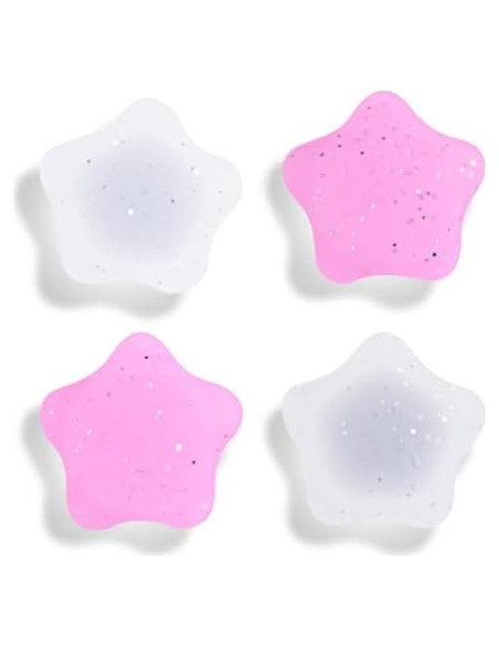 Agarres de Pulgar de Silicona NANANINO para Nintendo Switch - 4PCS Estrellas