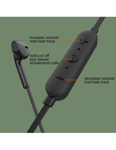 Auriculares Inalámbricos Bluetooth Seybold TF1004, 6h Reproducción