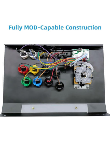 Joystick de Lucha DOYO Ultra-Modificable Negro para PC/PS3/Switch