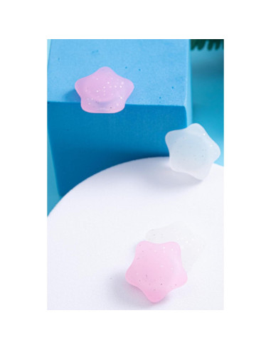 Agarres de Pulgar de Silicona NANANINO para Nintendo Switch - 4PCS Estrellas