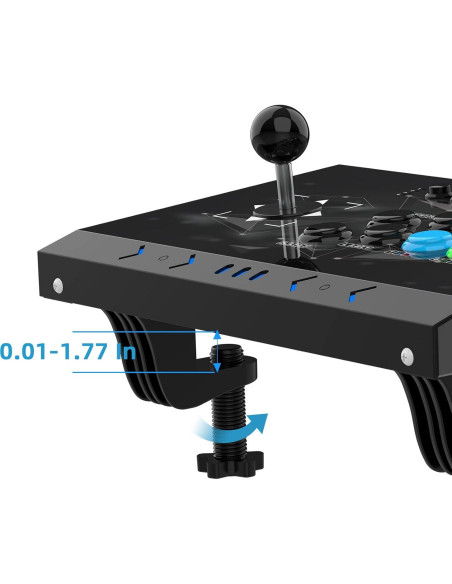 Joystick de Lucha DOYO Ultra-Modificable Negro para PC/PS3/Switch