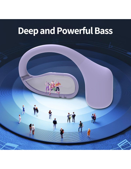 Auriculares Bluetooth Inalámbricos AMAFACE C01 Morado 25h