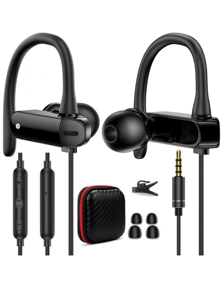 Paquete de 2 Auriculares In-Ear 3.5mm con Cancelación de Ruido