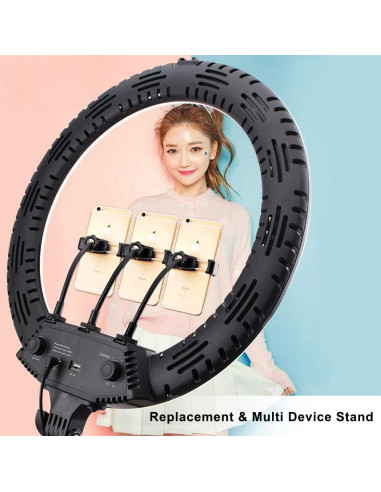 Soporte Universal para Teléfono con Luz Anular JIAYUE