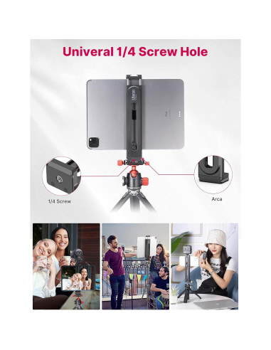 Adaptador de Montaje en Trípode ULANZI para iPad y Smartphone