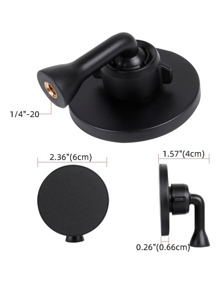 Adaptador de Montaje de Trípode Magnético para iPhone 16 15 14 13 12