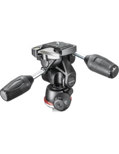 Cabezal de 3 Vías Manfrotto MH804-3W con Nivel de Burbuja 2