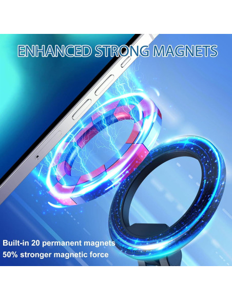 Soporte Magnético para Teléfono en el Cuello ITEFDTUTNE Gris